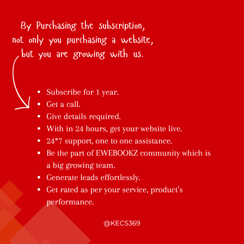 Website Subscription @ 499